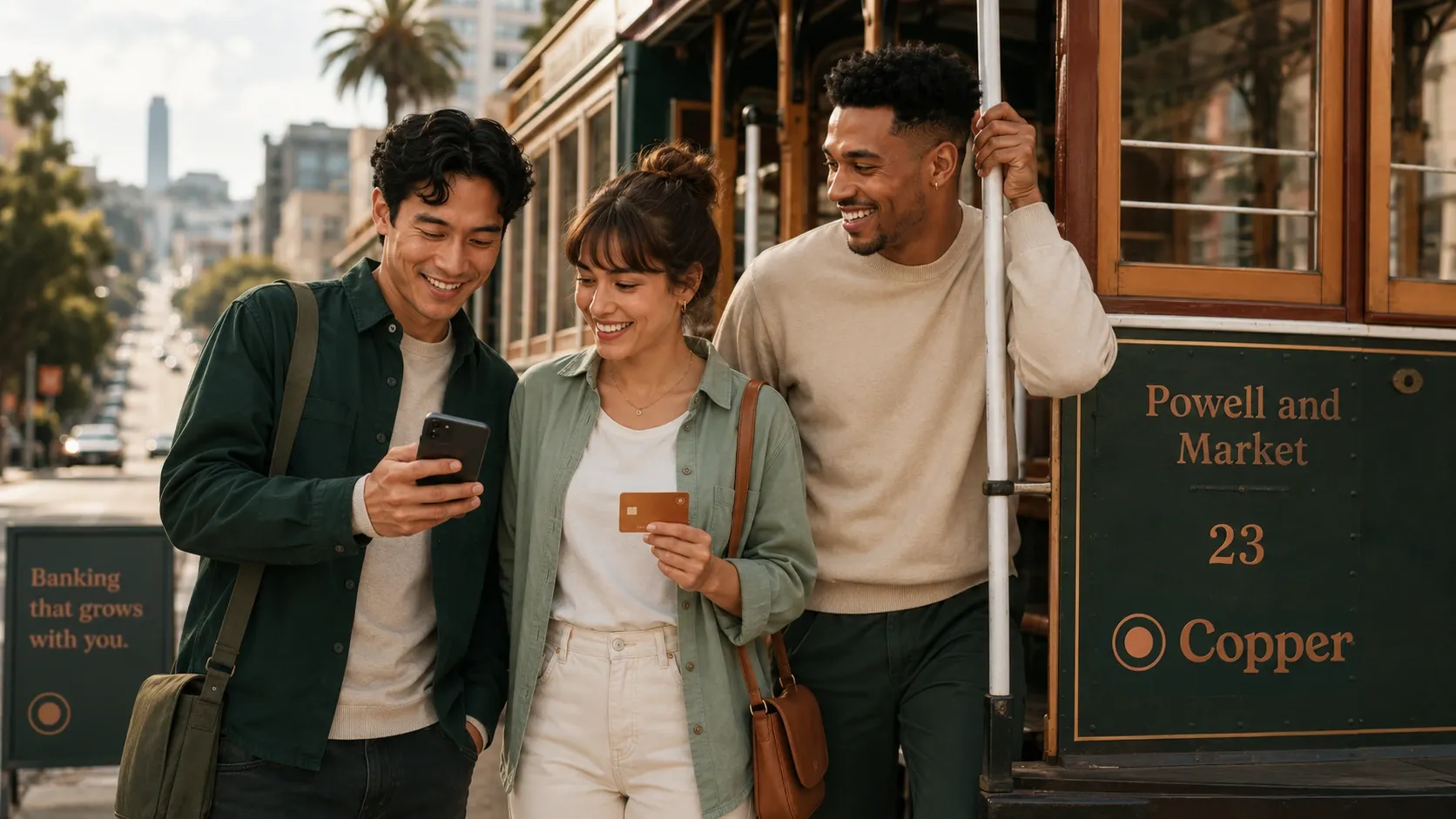 A San Francisco cable car